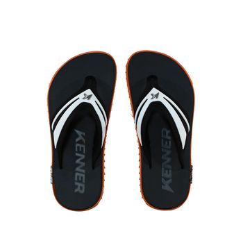 Sandalia-Preta-e-Laranja-Kivah-New-Force-|-Kenner-Tamanho--37---Cor--LARANJA-0